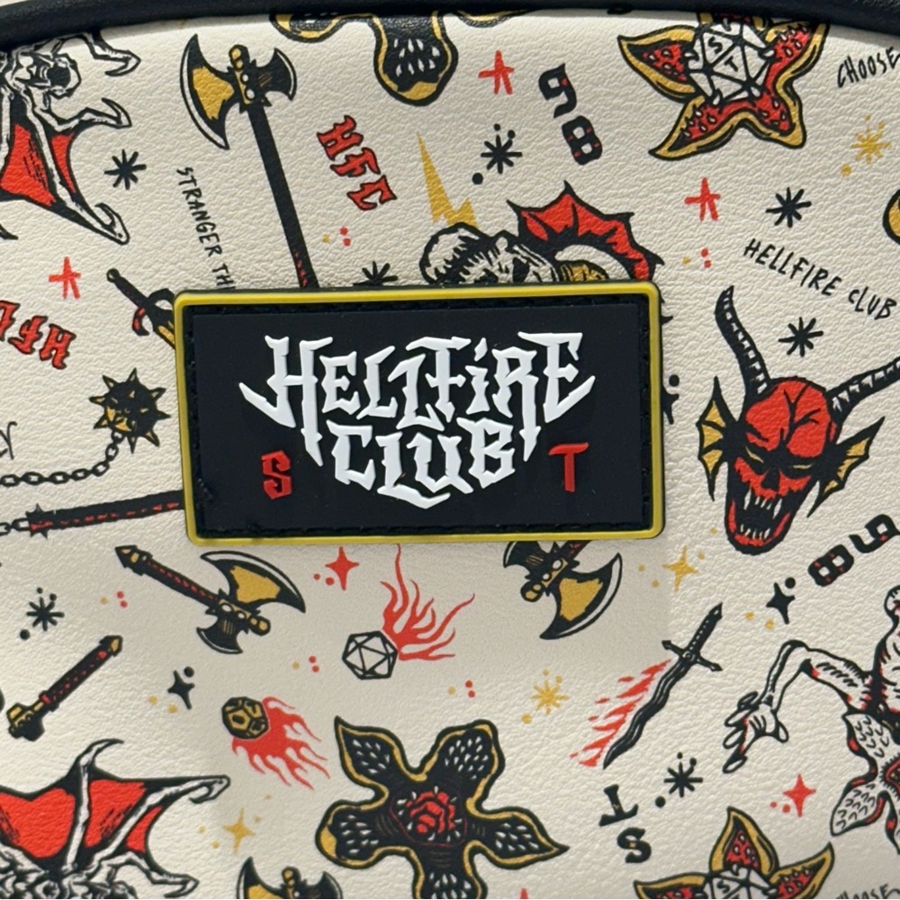 Hellfire Club Stranger Things Mini Backpack NWT - image 2